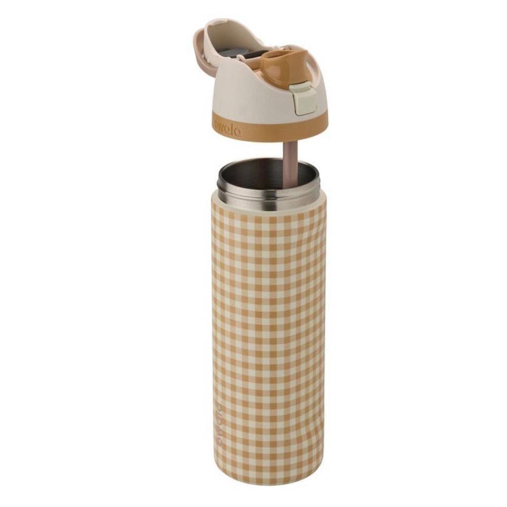 Owala Hearth & Hand Yellow Plaid 24 Oz SUPPERTIME - Picture 5 of 8